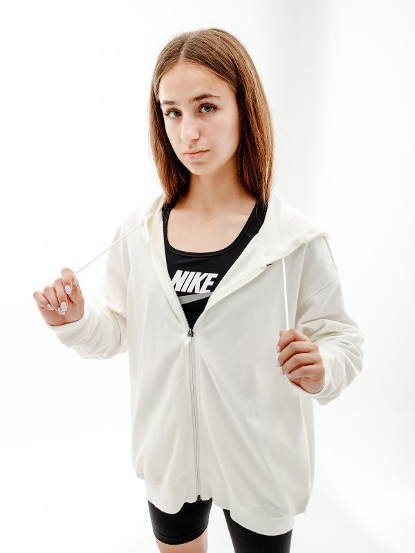 Кофта Nike W NSW JRSY OS FZ HOODIE