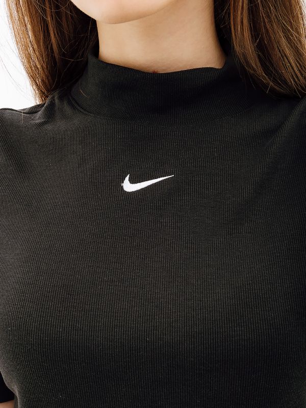 Футболка Nike W NSW ESSNTL RIB MOCK SS TOP