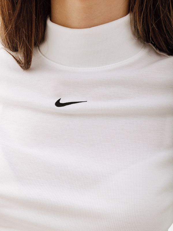 Футболка Nike W NSW ESSNTL RIB MOCK SS TOP