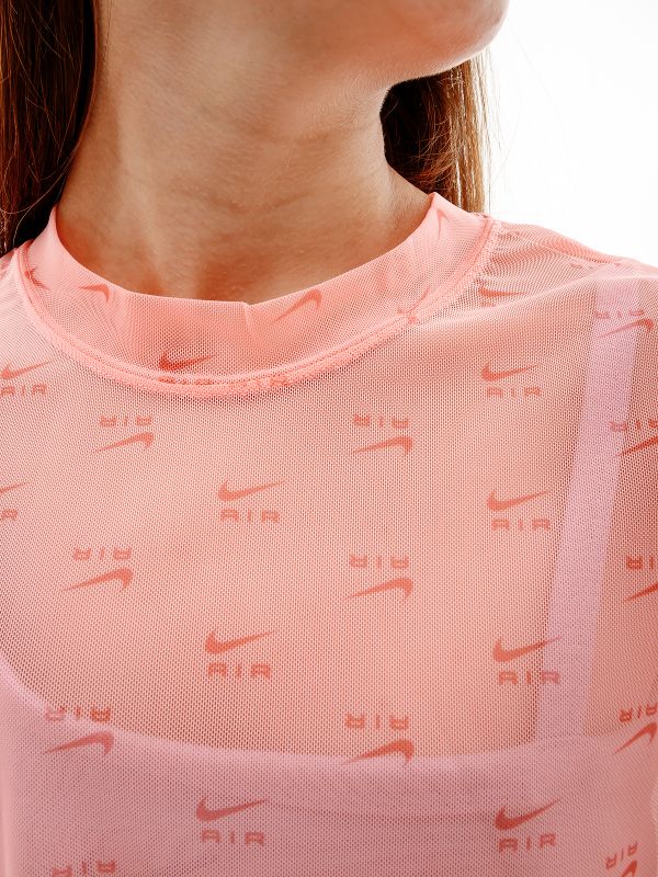 Футболка Nike W NSW AIR AOP MESH SS CROP TOP