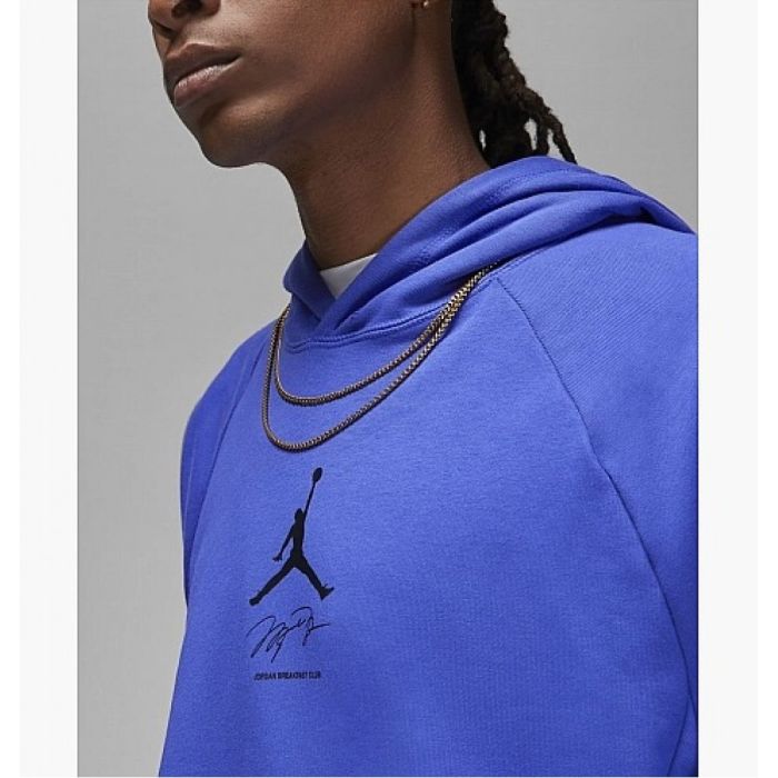 Худі Air Jordan Dri-Fit Sport Breakfast Club MenS Graphic Fleece Pullover Hoodie Blue