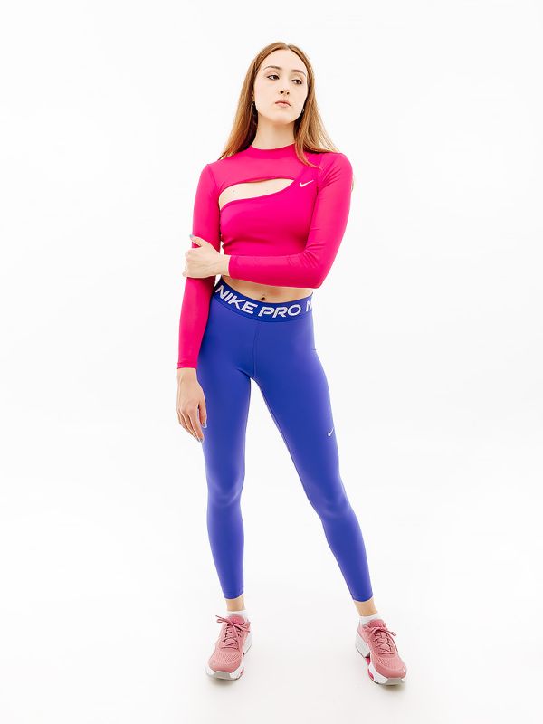 Топ з довгим рукавом Nike LS TOP CROPPED NVT