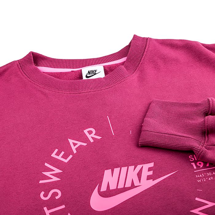 Світшот Nike W NSW FLC OS CREW PRNT SU