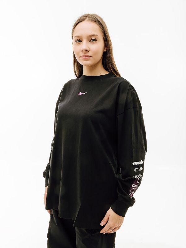 Кофта Nike W LS TEE BF PRINT SW