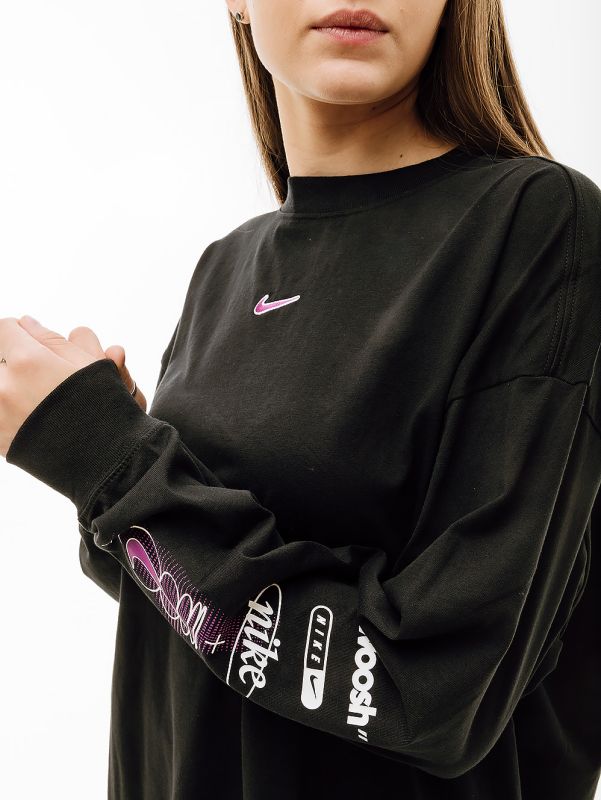 Кофта Nike W LS TEE BF PRINT SW