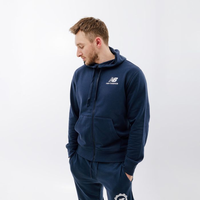 Кофта New Balance Essentials Stacked Logo FZ