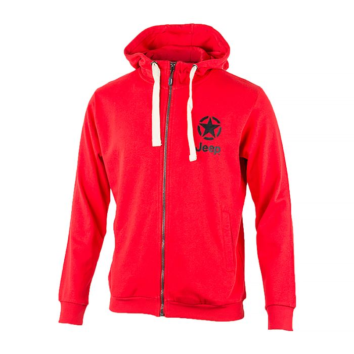 Кофта JEEP HOODED SWEATSHIRT FULL ZIP STAR&JEEP