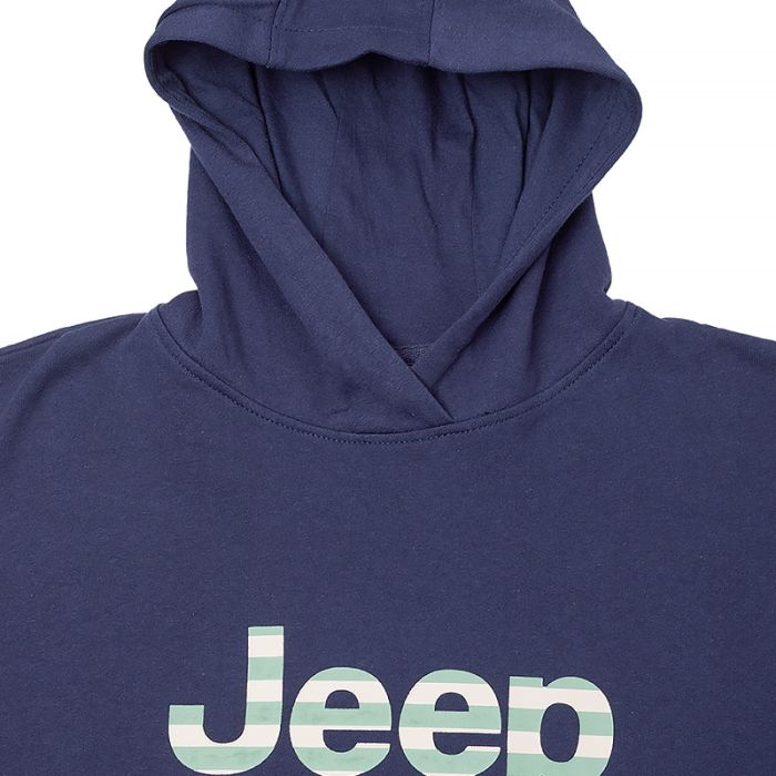 Кофта JEEP HOODED CROPPED SWEATSHIRT Striped Print