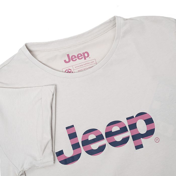 Футболка JEEP T-SHIRT OVERSIZE Striped Print Turn