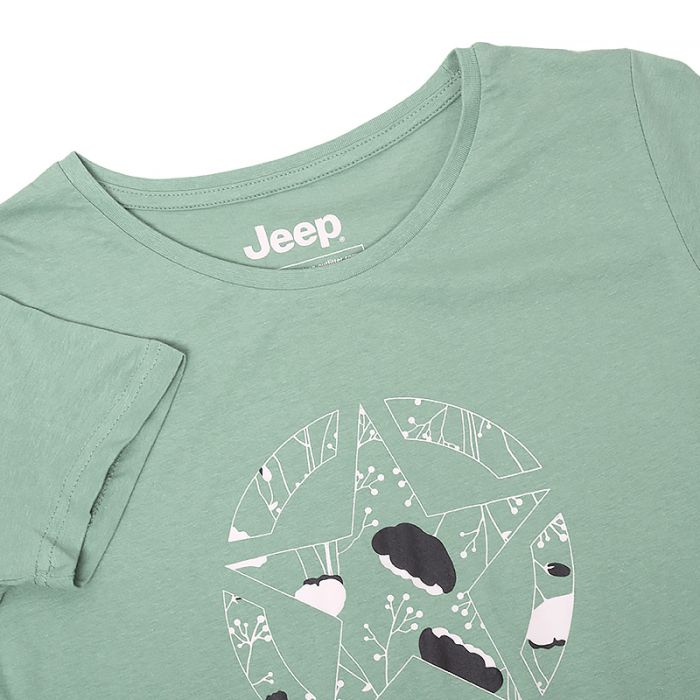 Футболка JEEP T-SHIRT STAR Botanical Print J22W